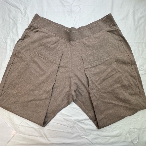 Pact NWOT Women's Deep Taupe Heather Airplane Joggers, 100% organic cotton, - Picture 4 of 13